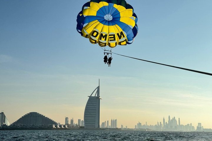 Parasailing in Dubai - Burj Al Arab View - Photo 1 of 24